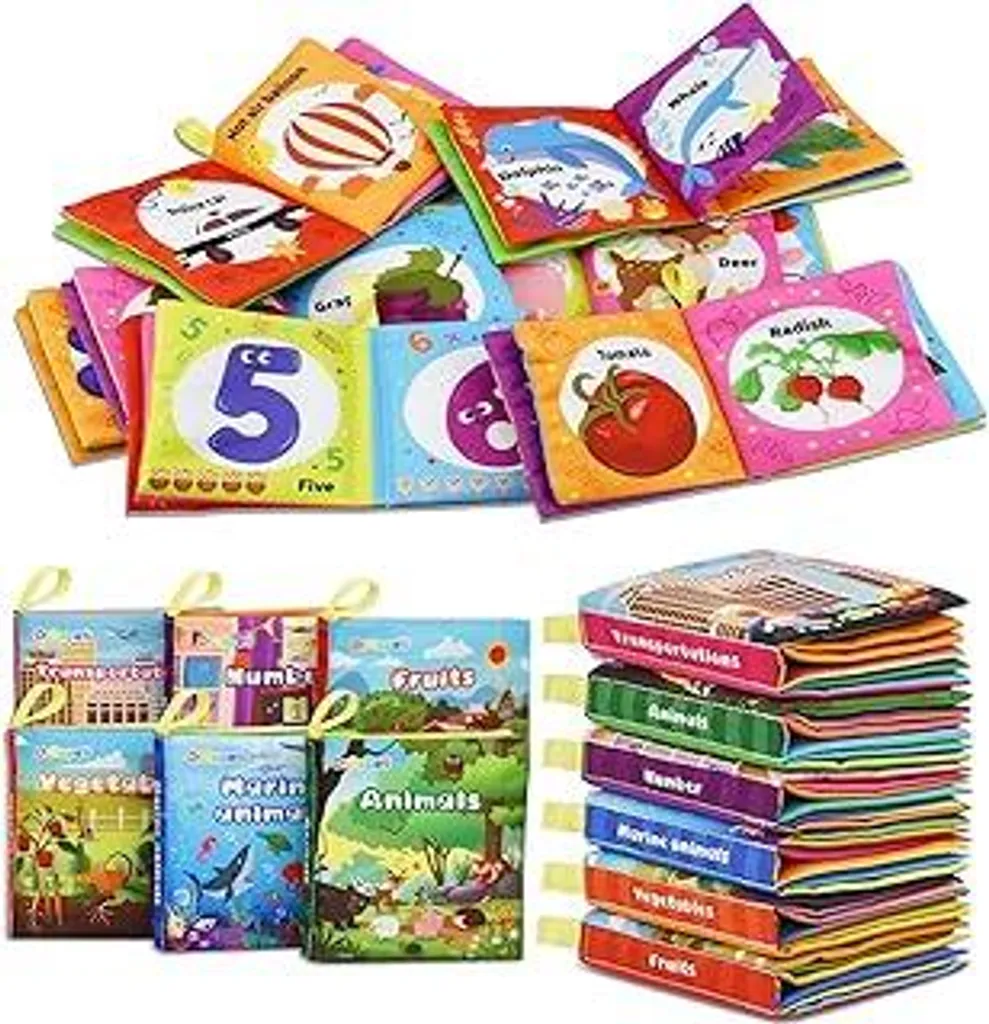 Recensione Giocattoli Educativi Dr.Rapeti: 6 Libri Stoffa Lavabili