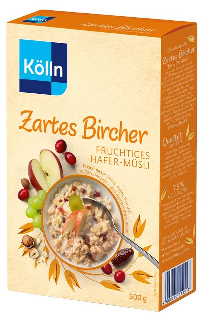 Kölln 252736 Kölln Bircher Müsli 500,0 g Productafbeelding 