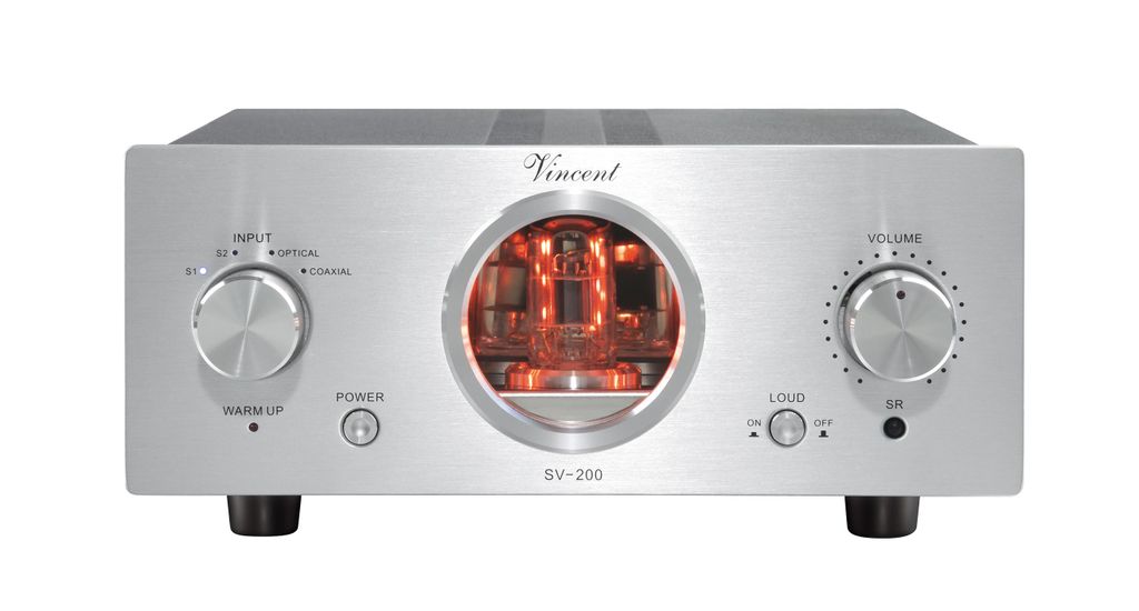 Vincent SV-200 Vollverstärker Hybrid silber