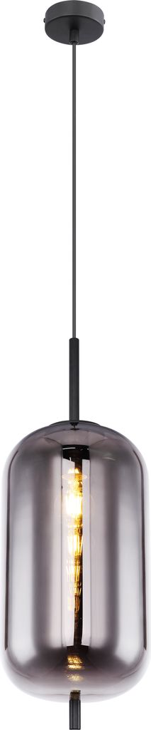 Globo Lighting Hängeleuchte Metall schwarz, 1x E27 Produktbild 