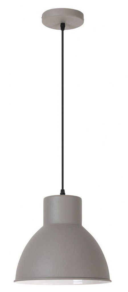 Rabalux 2579 Pendelleuchte 1 Spot Derek, E27, silber, rund, Industriell, ø275mm