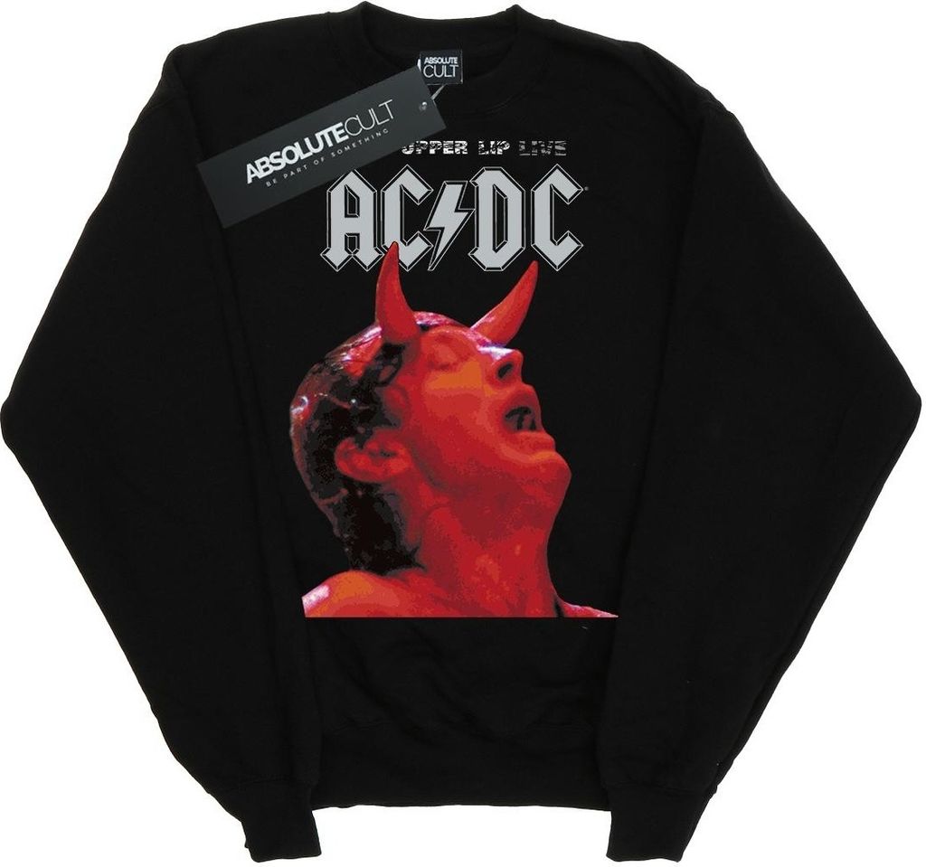 AC/DC - "Stiff Upper Lip Live" Sweatshirt für Herren BI3445 (XL) (Schwarz)