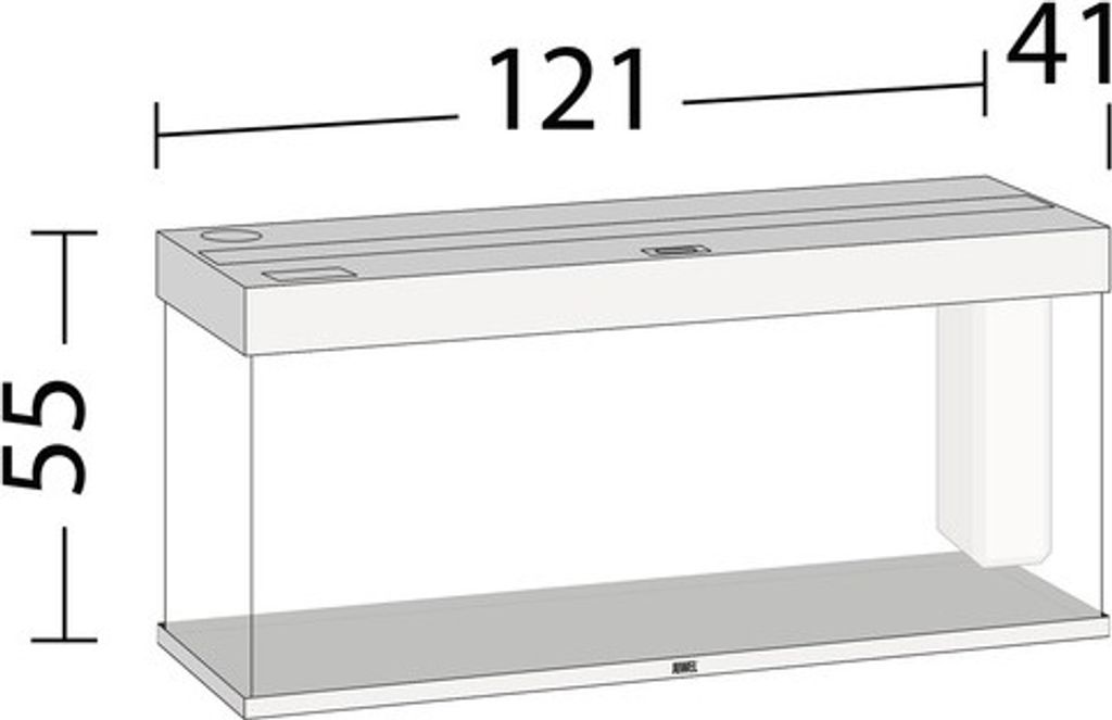 Akvárium set Rio LED 240 černé 240 l Obrázek produktu 5