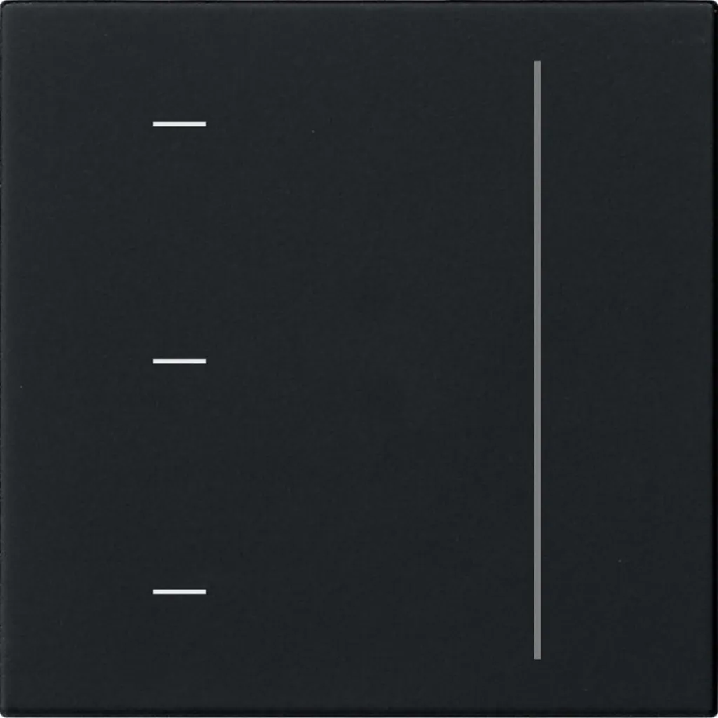 Gira Touchapplique S3000 Noir 5365005 : Commande Tactile de Luxe