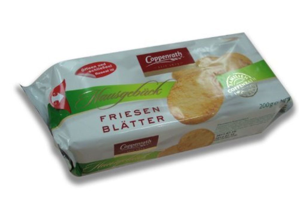 Coppenrath Hausgebäck Friesenblätter kokosové vločky s Obrázek produktu 