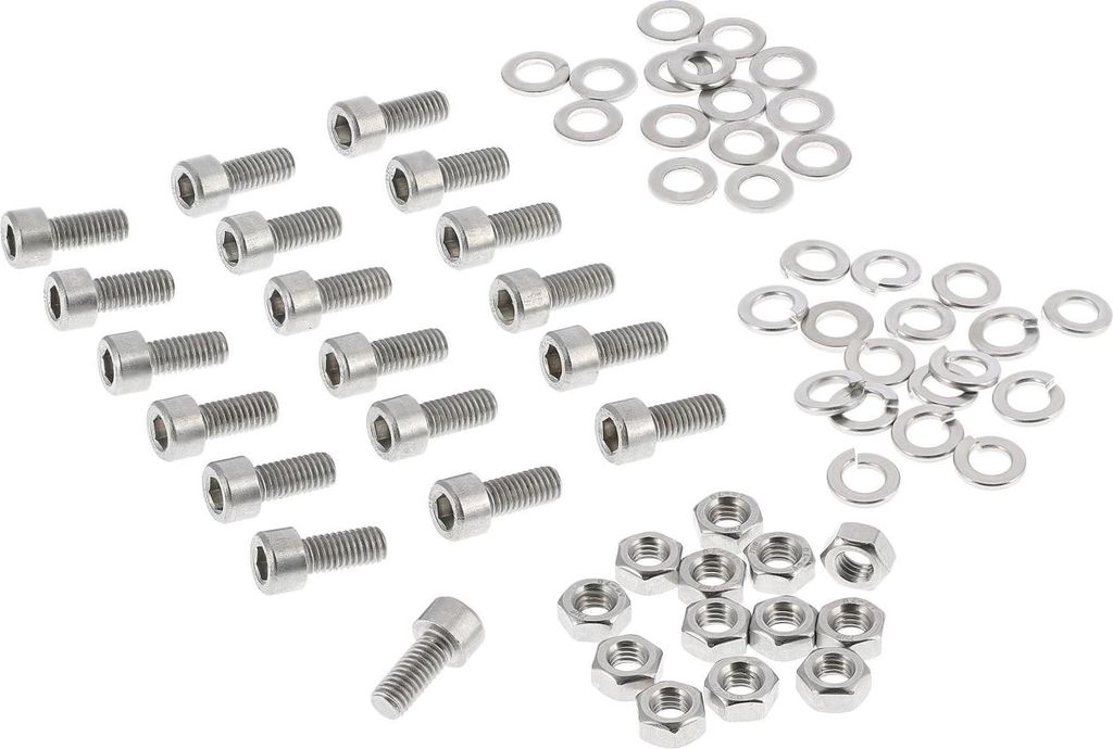 Set: Zylinderschrauben, Innensechskant in Edelstahl für Sitzbank, Verkleidung, Trittbretter SR50, SR80