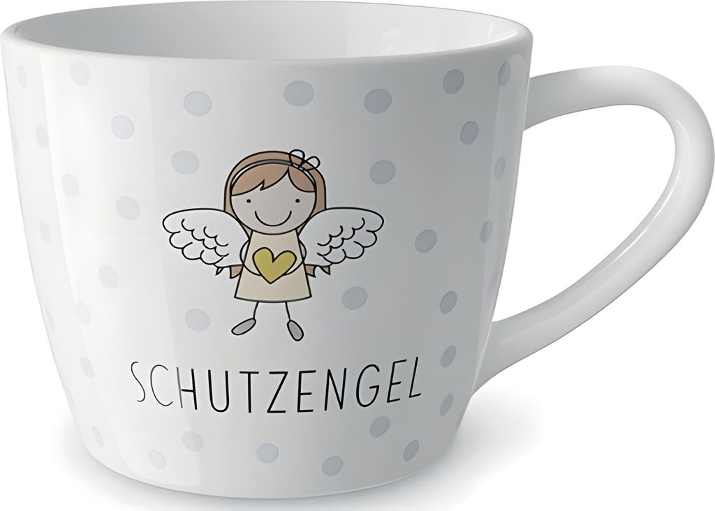 LaVida Maxibecher, Tasse, 400 ml, "Schutzengel"