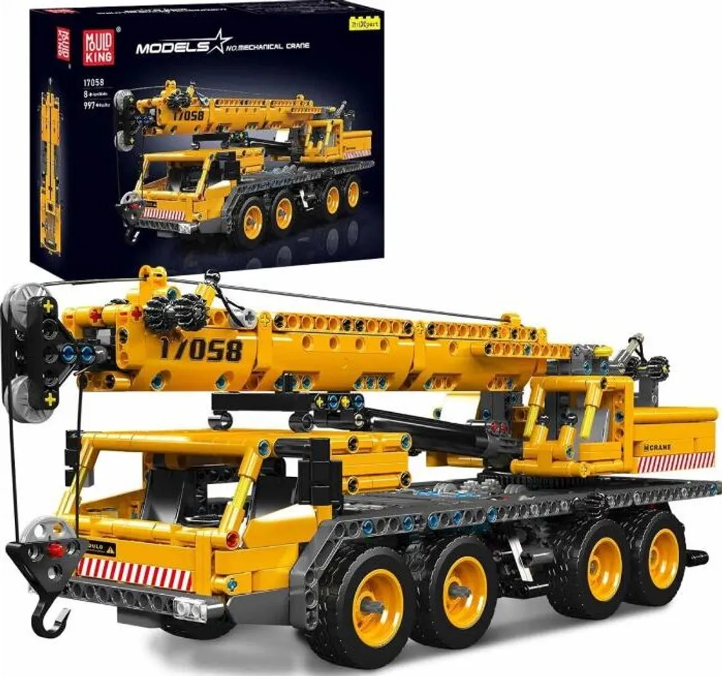 Grue Mould King 17058 : Solution aux puzzles de construction complexes
