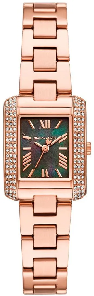 Montre Émeri MK4868 en Acier Inoxydable Doré avec Cadran serti de Cristaux