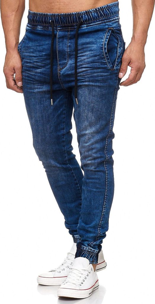 Tazzio Herren Jeans Regular Fit im Jogger-Stil 17504 Blau M Produktbild 1