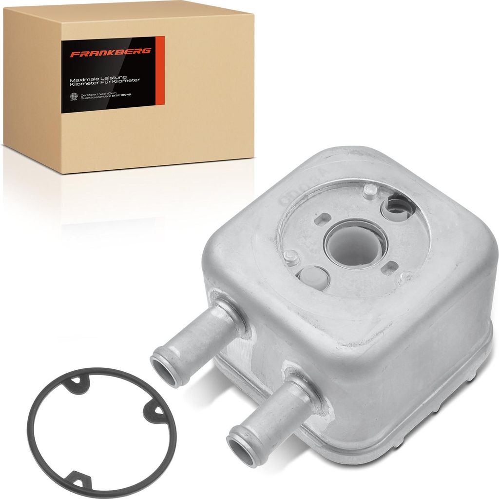 Frankberg 1x Ölkühler Motoröl für VW Golf Passat Bora Audi A3 A4 A6 A8 Skoda Superb 1991-2015