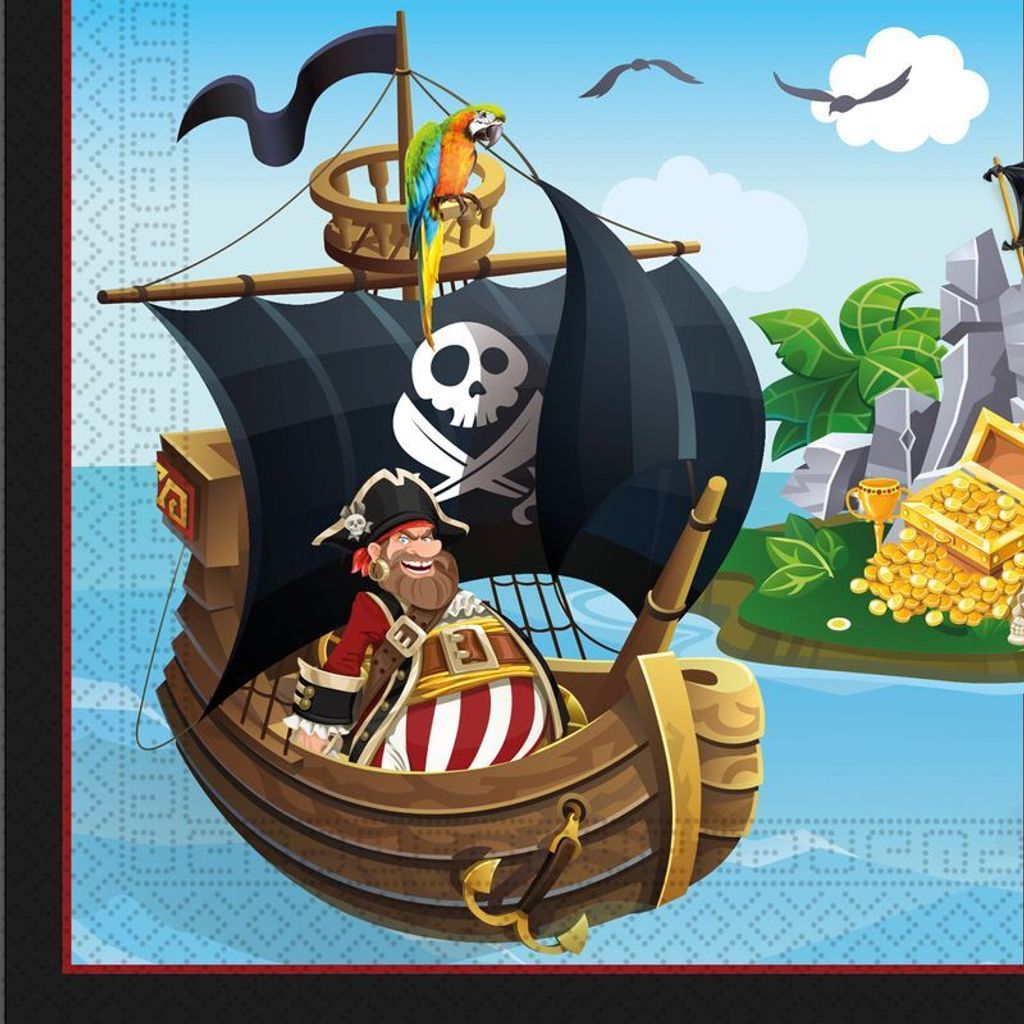 Pirateninsel 20 Servietten