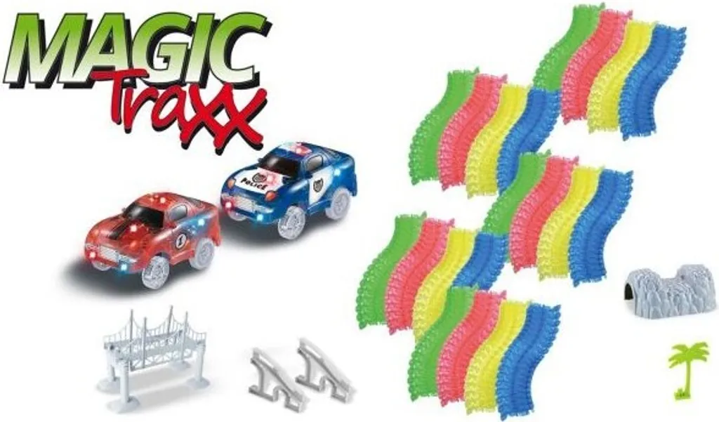 Magic Traxx Race Bahn 373 circuit lumineux modulable avec 373 pièces