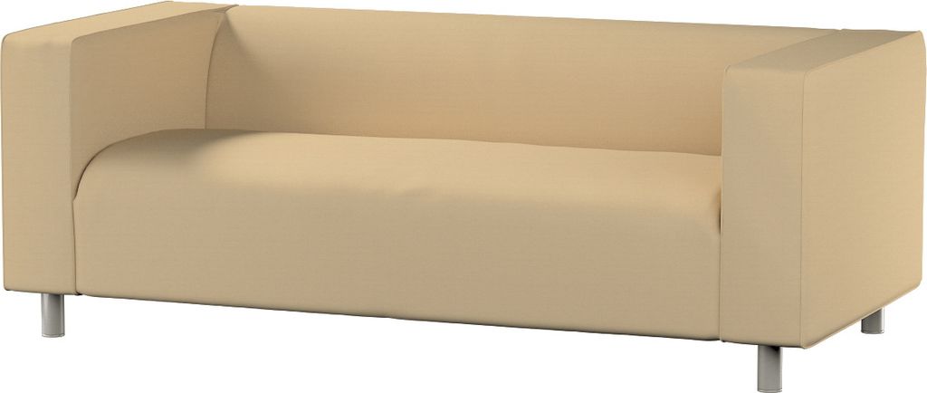 Dekoria Bezug für Klippan 2-Sitzer Sofa, caffe latte, Sofahusse, Klippan 2-Sitzer