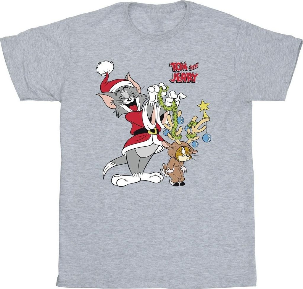 Tom & Jerry - T-Shirt für Herren BI52132 (M) (Grau)