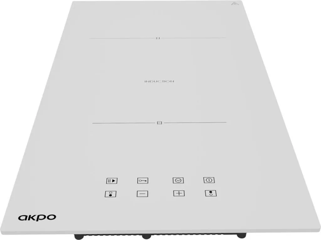 Table de cuisson induction 2 feux blanche AKPO PIA 6802 pour encastrer - 4