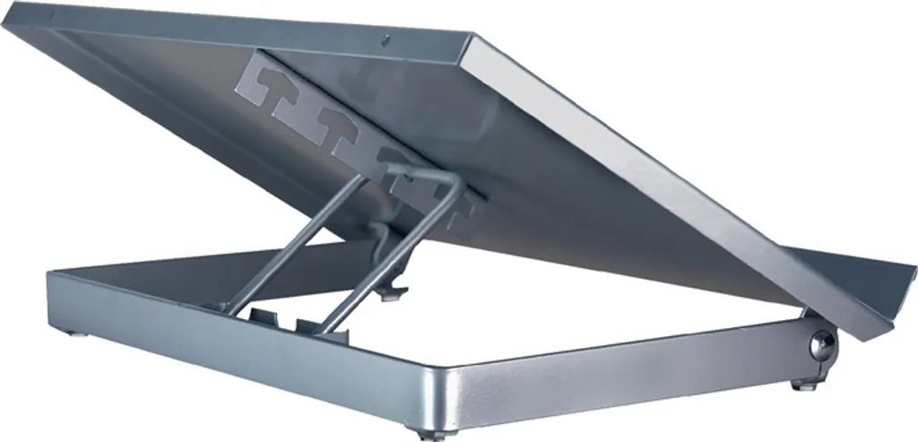 Porte-concept L350xP247xH60mm MET Argent : Support à distance réglable
