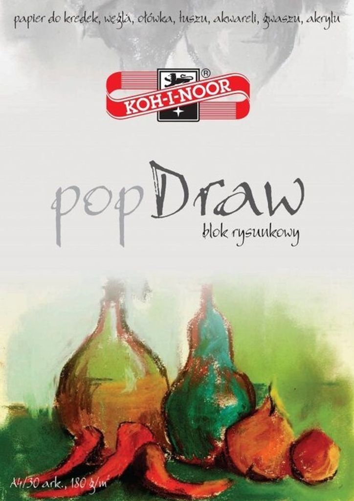 Blok rysunkowy Pop Draw A4 30 kartek