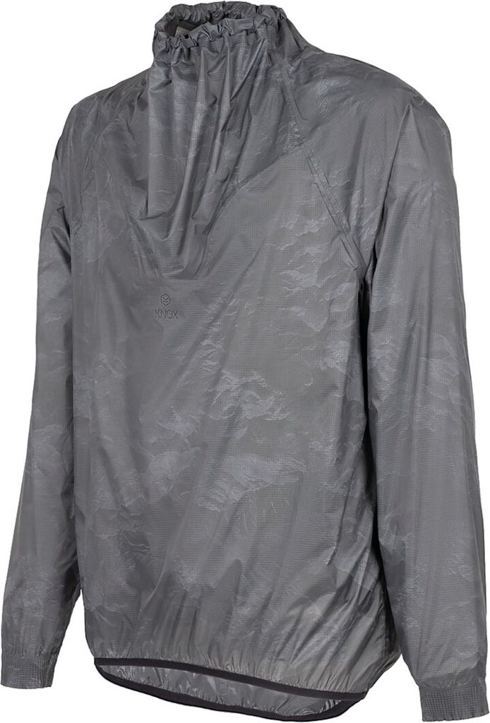 Knox Tor Motorrad Regenjacke, grau, XL