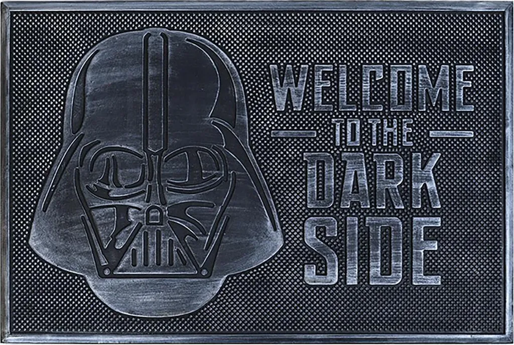 Paillasson Star Wars Dark Side antidérapant 40x60 cm fibre de coco GP85487