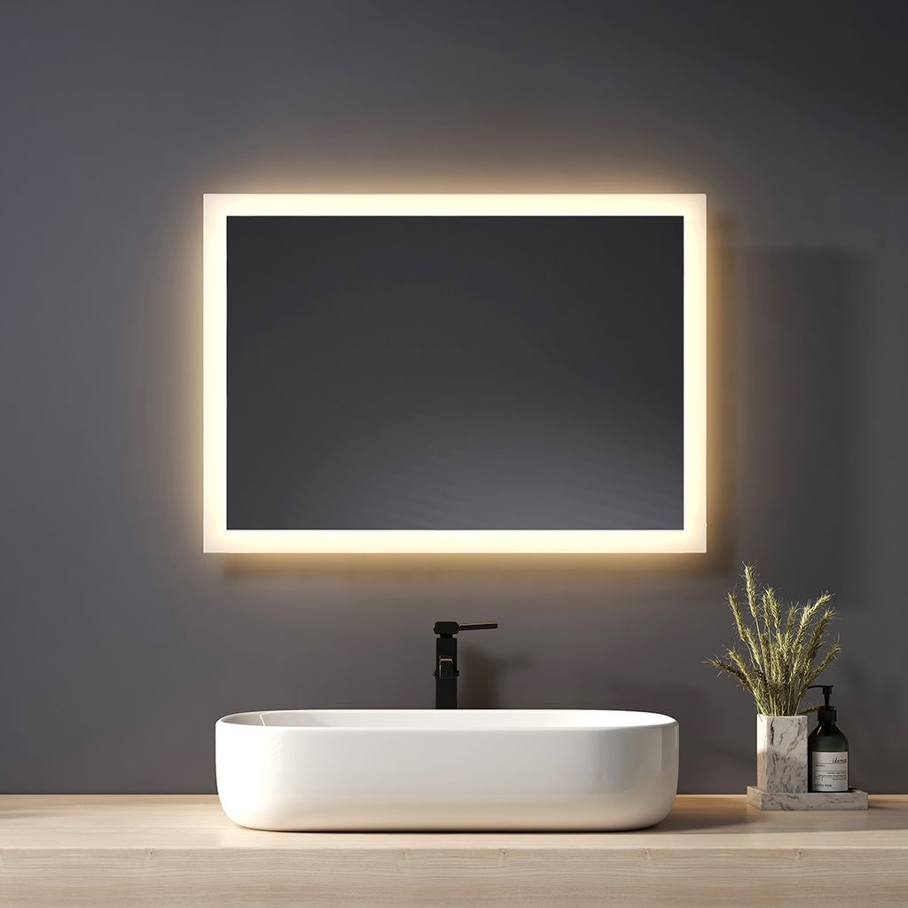 Lustro łazienkowe Heilmetz 50x70cm Lustro z oświetleniem Zdjęcie produktu 