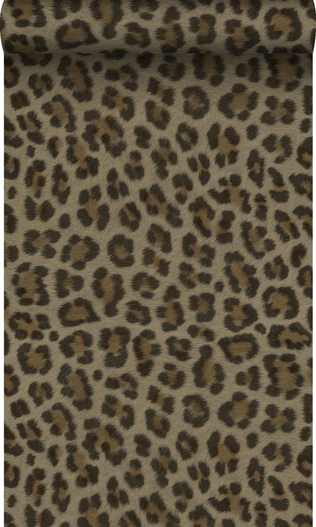 Origin Wallcoverings Tapete Leopardenmuster Braun und Beige Produktbild 