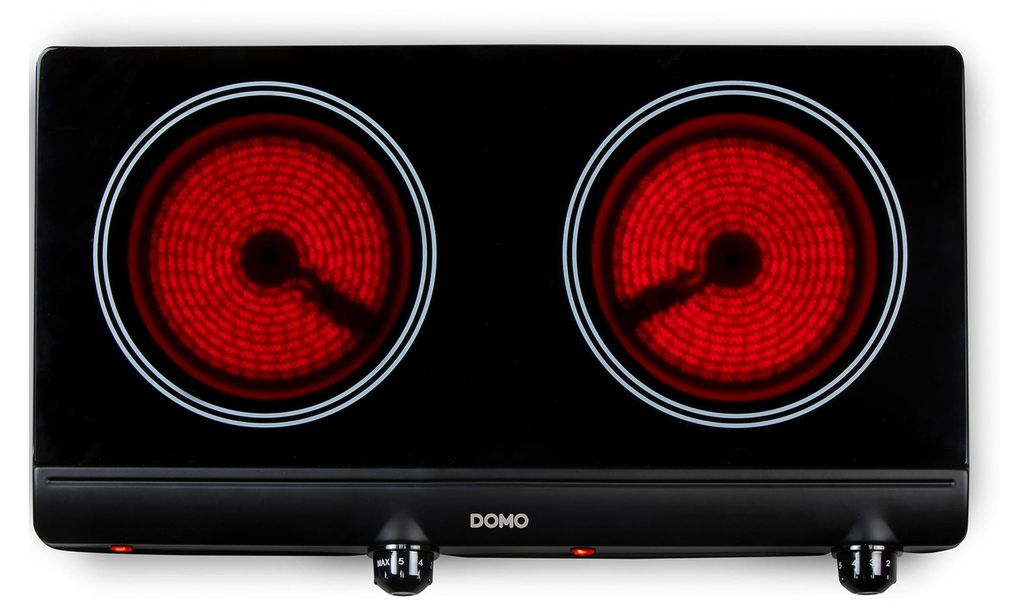 2-flammiges Glaskeramikkochfeld, 2500 w Domo DO339KP