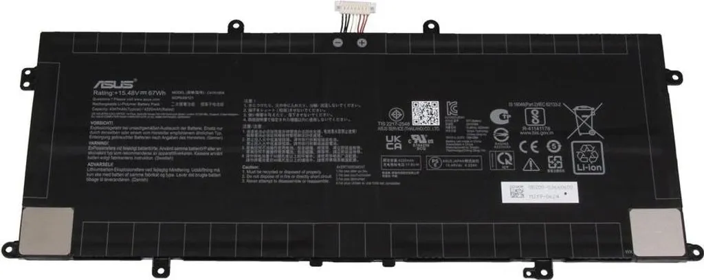 Batterie ASUS C41N1904 de 4347 mAh et 67 Wh - 15,4V pour PC Portable