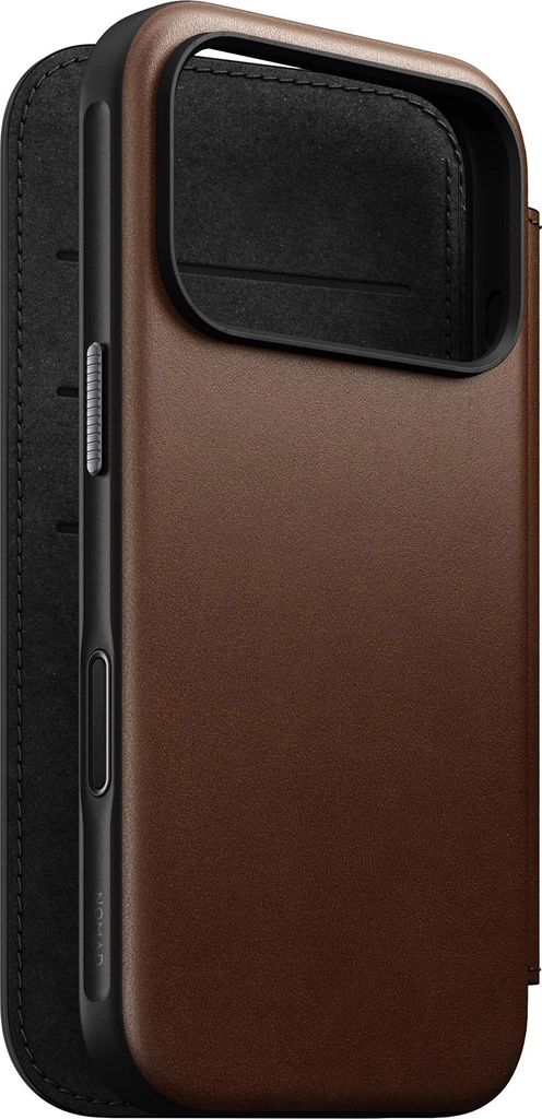 Nomad Modern Cuir Folio iPhone 17 Pro – Boutons en Image du produit 