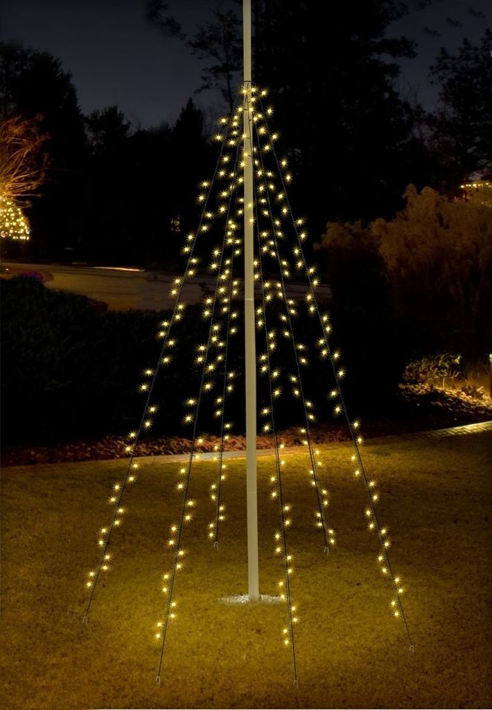 Star-Max Lichterschnüre mit 160 LEDs - 8 Stränge je 2m Produktbild 8