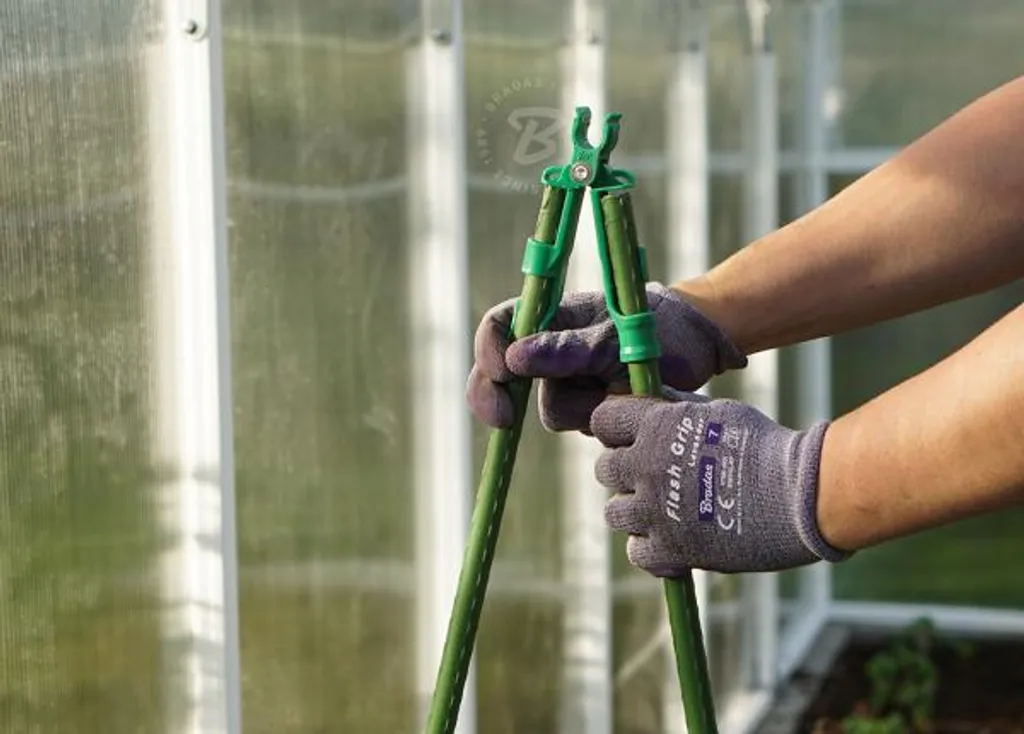 Support de croissance 180cm pour plantes grimpantes et tomates en acier - 5