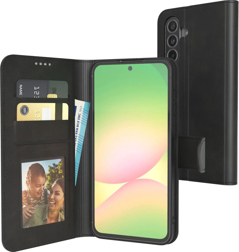 EAZY CASE Business Hülle für Samsung Galaxy A56 klappbar, Premium Kunstleder Handyhülle mit Kartenfach