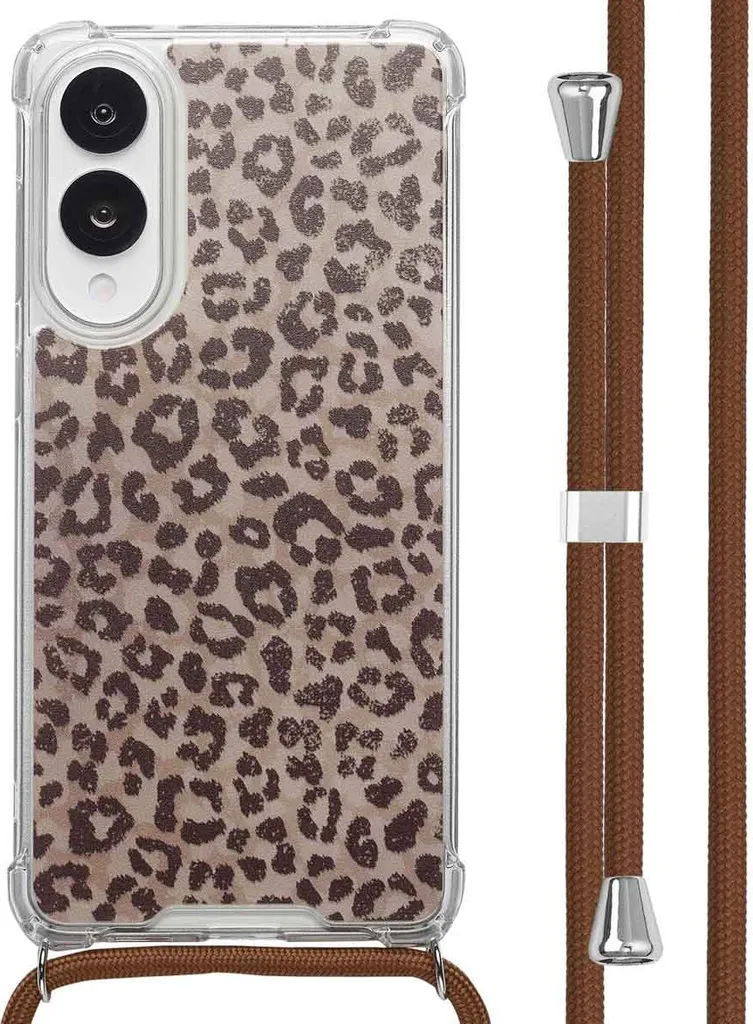 Custodia Samsung S25 Edge imoshion con Cinturino - Praticità Leopard