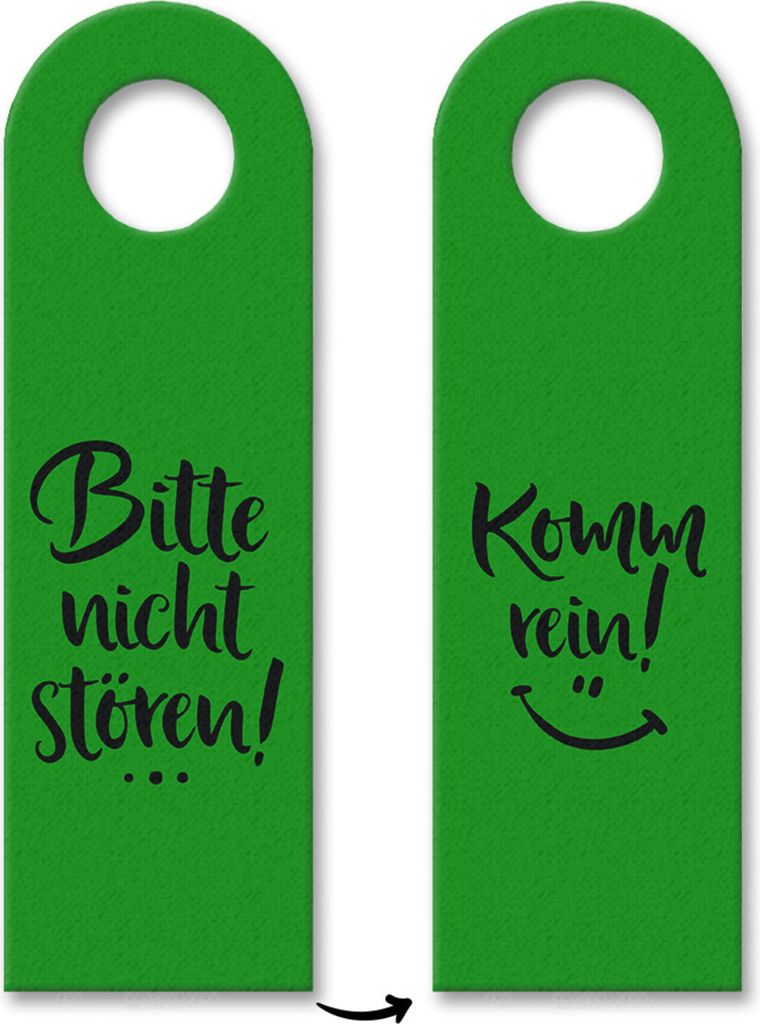 3x Bitte nicht stören oder Komm rein Türhänger Türanhänger Türschild
