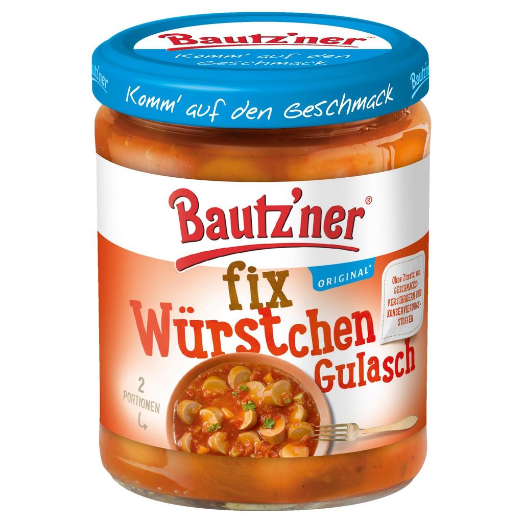 Bautzner Fix Gericht Würstchen Gulasch - 500ml Produktbild 