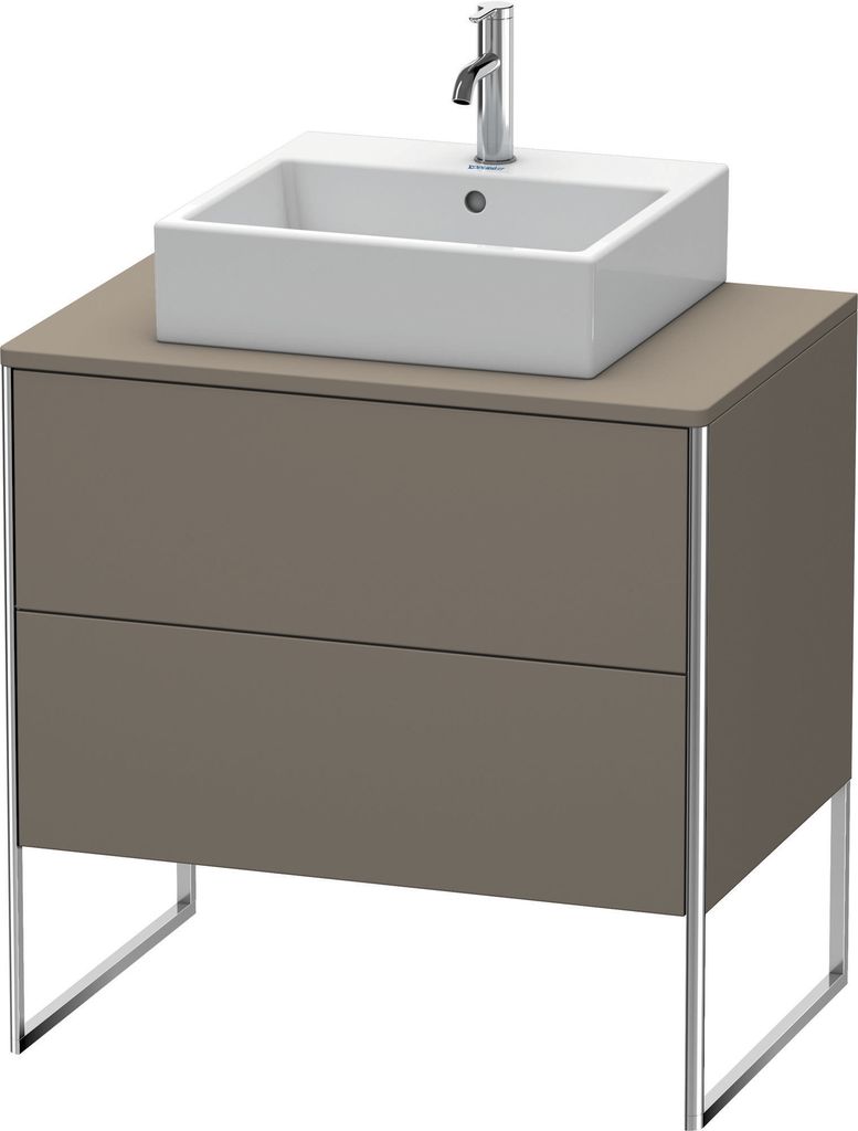 Duravit XSquare Konsolenwaschtischunterbau freistehend, 2 Auszüge, 800x778x548mm, XS492009090
