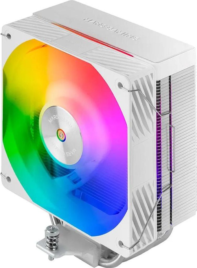 Mars Gaming MCPU-X4ARGBW, Luftkühlung, 12 cm, Weiß