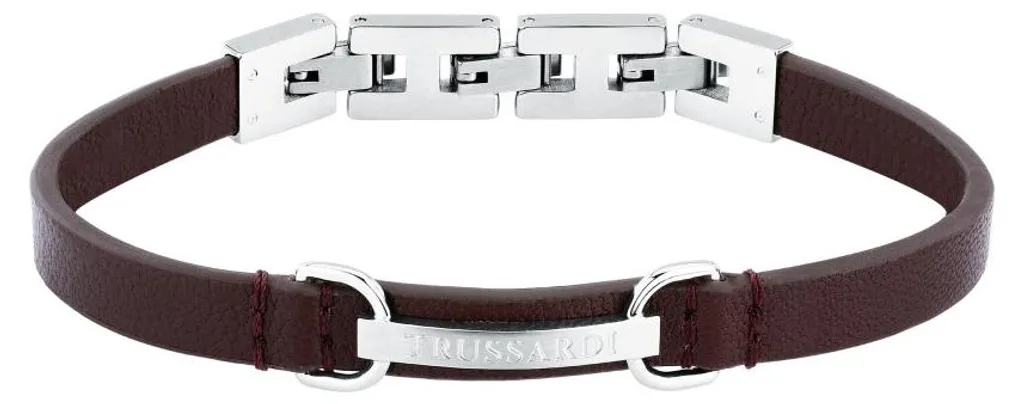 Bracelet Marron en Cuir T-Leather TJAXZ07 : Idéal pour un Look Casual