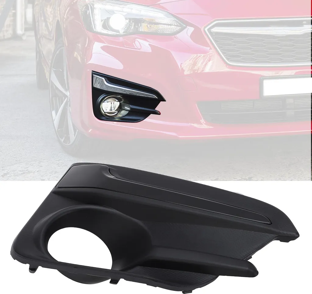 Remplacez votre cache antibrouillard cassé Impreza 17-19 Noir Droit