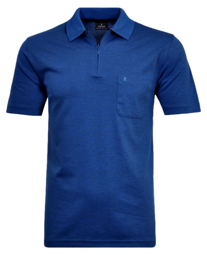 Ragman Poloshirt Kurzarmshirt mit Polokragen