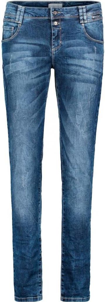 Straight Leg Jeans für Damen in middleblauden