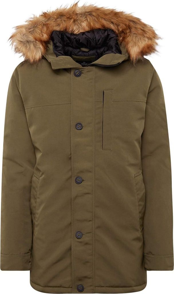 Mavi Herren Hooded Jacke Winter Parka mit Kapuze und Fellbesatz Gr. XXL