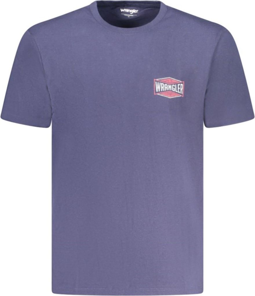 WRANGLER Herren KURZARM-T-SHIRT Blau 112362354_BLNAVY : Größe - 2XL Größe: 2XL