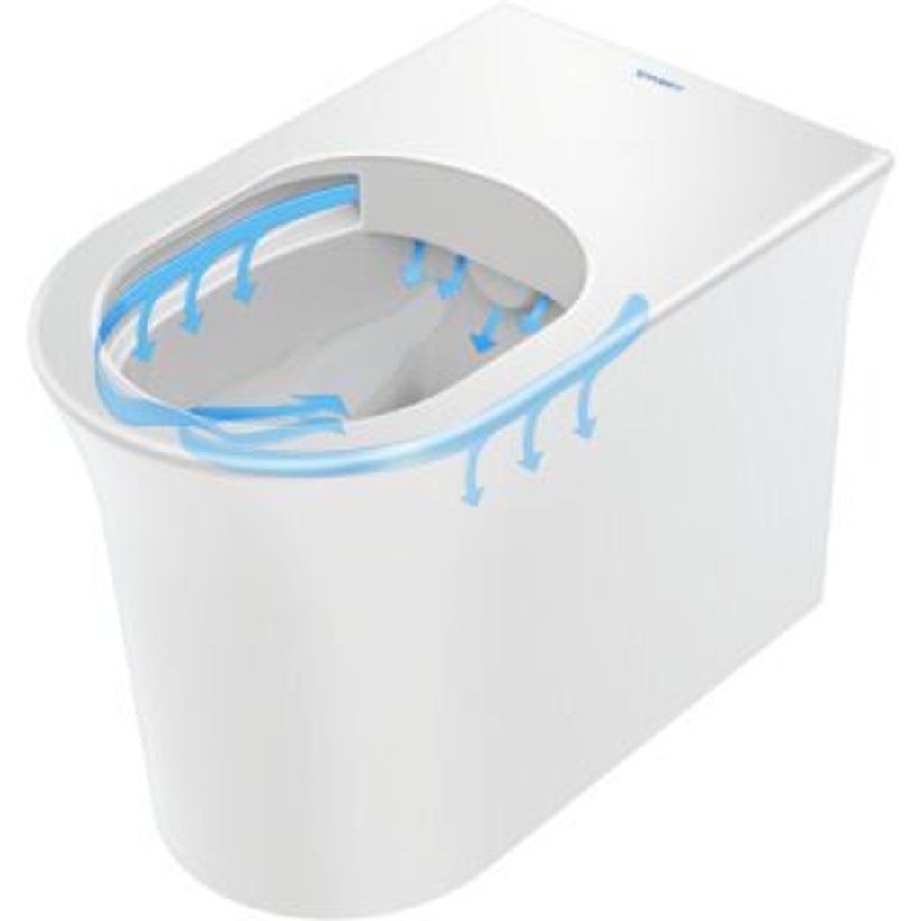 DURAVIT 20010900001 Stand-WC White Tulip, 580mm, Weiß
