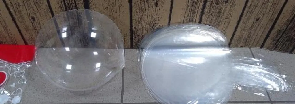 Ballon transparent 20 cm lot de 25 haute résistance finition cristal