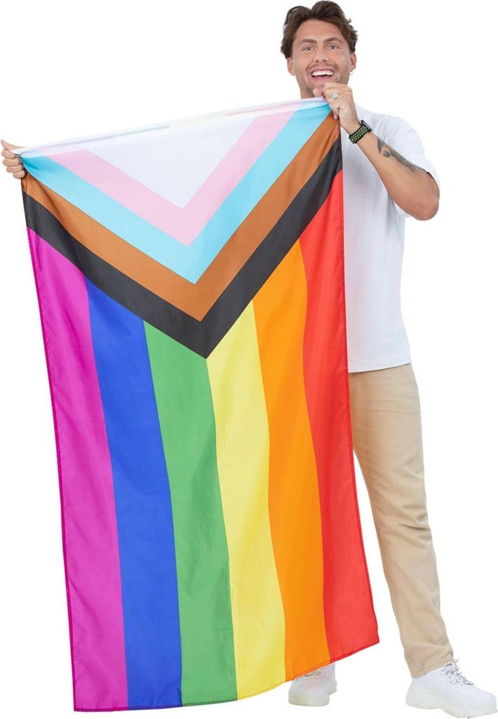 Smiffys - Fahne, Stolz SM895 (Einheitsgröße) (Bunt)
