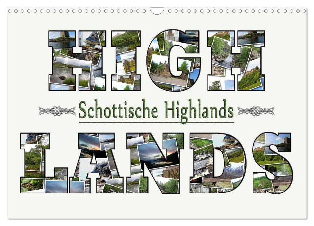 Schottische Highlands (Wandkalender 2027 DIN A3 quer), CALVENDO Monatskalender