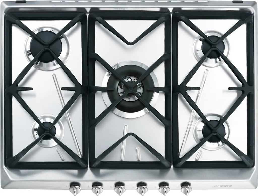 Plaque de cuisson Smeg SRV576GH5 pour grandes tablées familiales