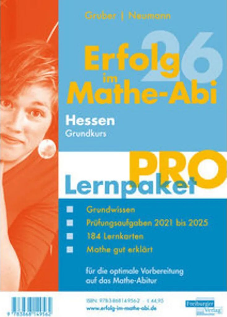 Livre de maths Erfolg im Mathe-Abi 2026 Hessen contre le stress
