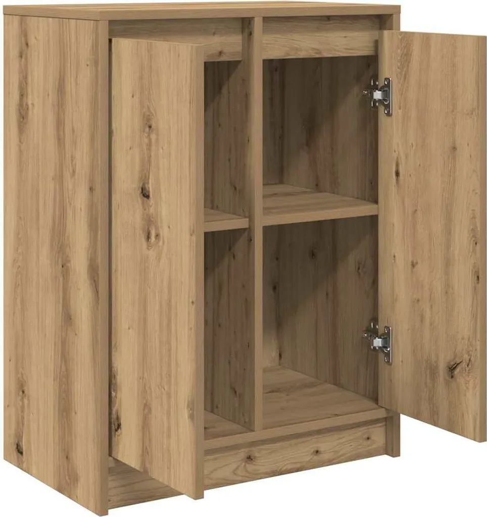 Maison Exclusive - Credenza in rovere artigianale 57x34x76 cm Materiale ligneo - 5